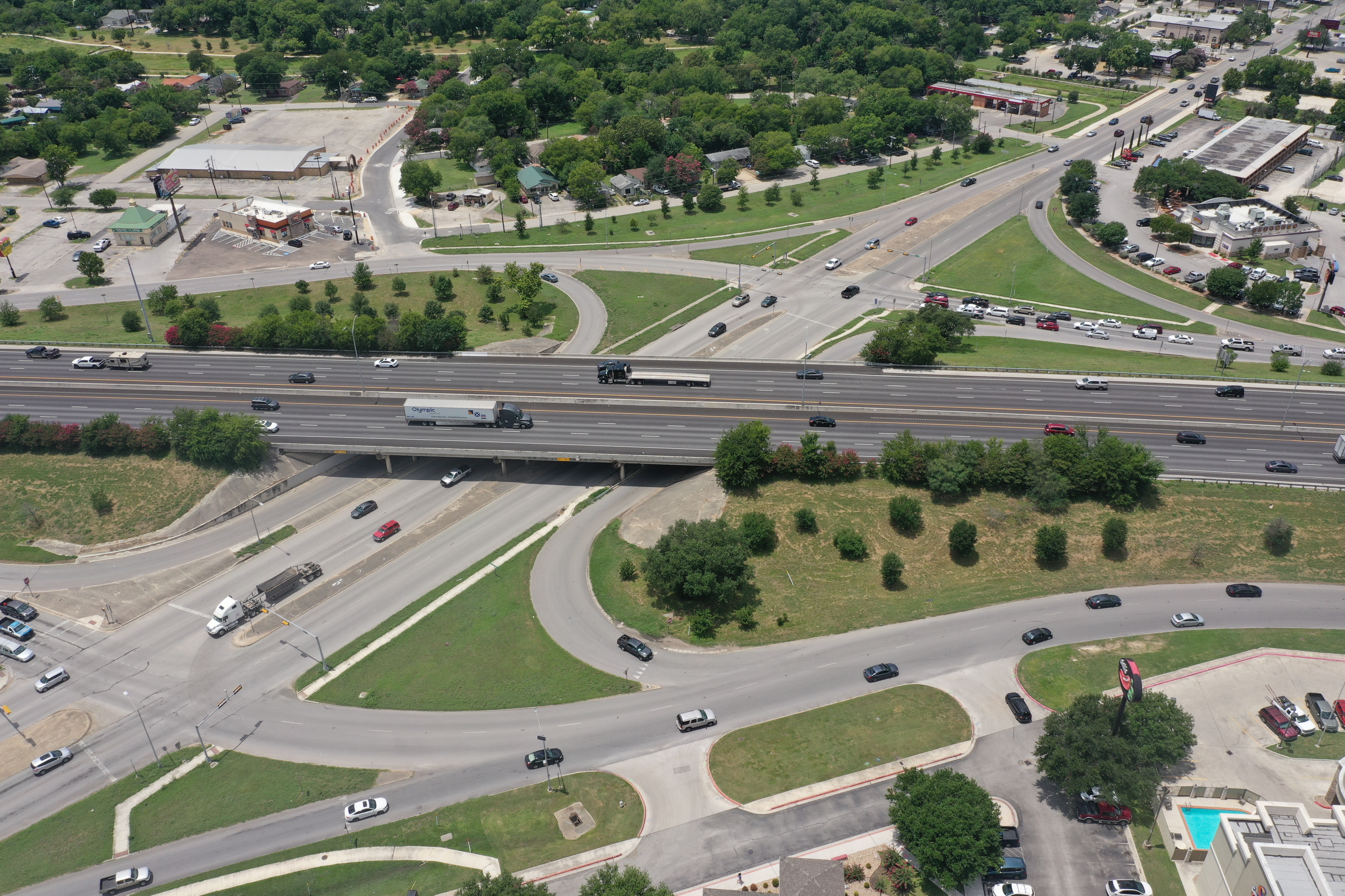 SH 123 intersection